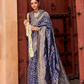 Banarasi P.V. Silk Saree with Exclusive Weaving Jaal Design - LaVante Fashion