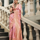 Banarasi P.V. Silk Saree with Exclusive Weaving Jaal Design - LaVante Fashion
