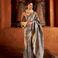 Banarasi P.V. Silk Saree with Exclusive Weaving Jaal Design - LaVante Fashion
