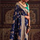 Banarasi Crepe Silk Saree with Zari Weaving Work