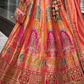 Traditional Banarasi Silk Bridal Lehenga with Zarkan and Cording Embellishments