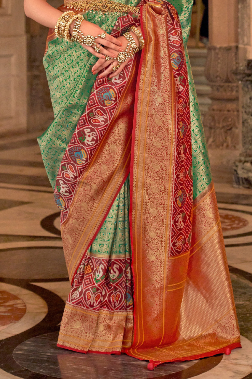 Banarasi Silk Saree with Royal Weaving and Rich Finish
