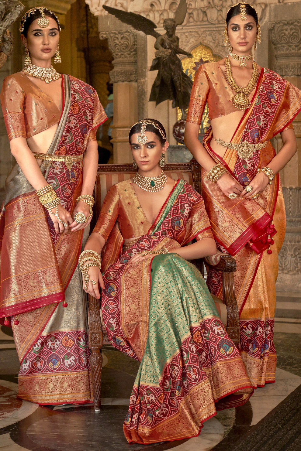 Banarasi Silk Saree with Royal Weaving and Rich Finish