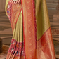 Banarasi Silk Saree with Royal Weaving and Rich Finish
