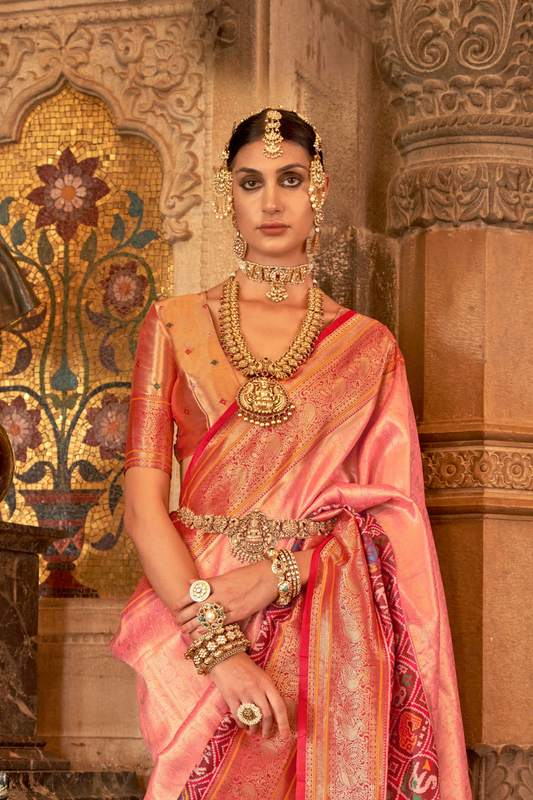 Banarasi Silk Saree with Royal Weaving and Rich Finish
