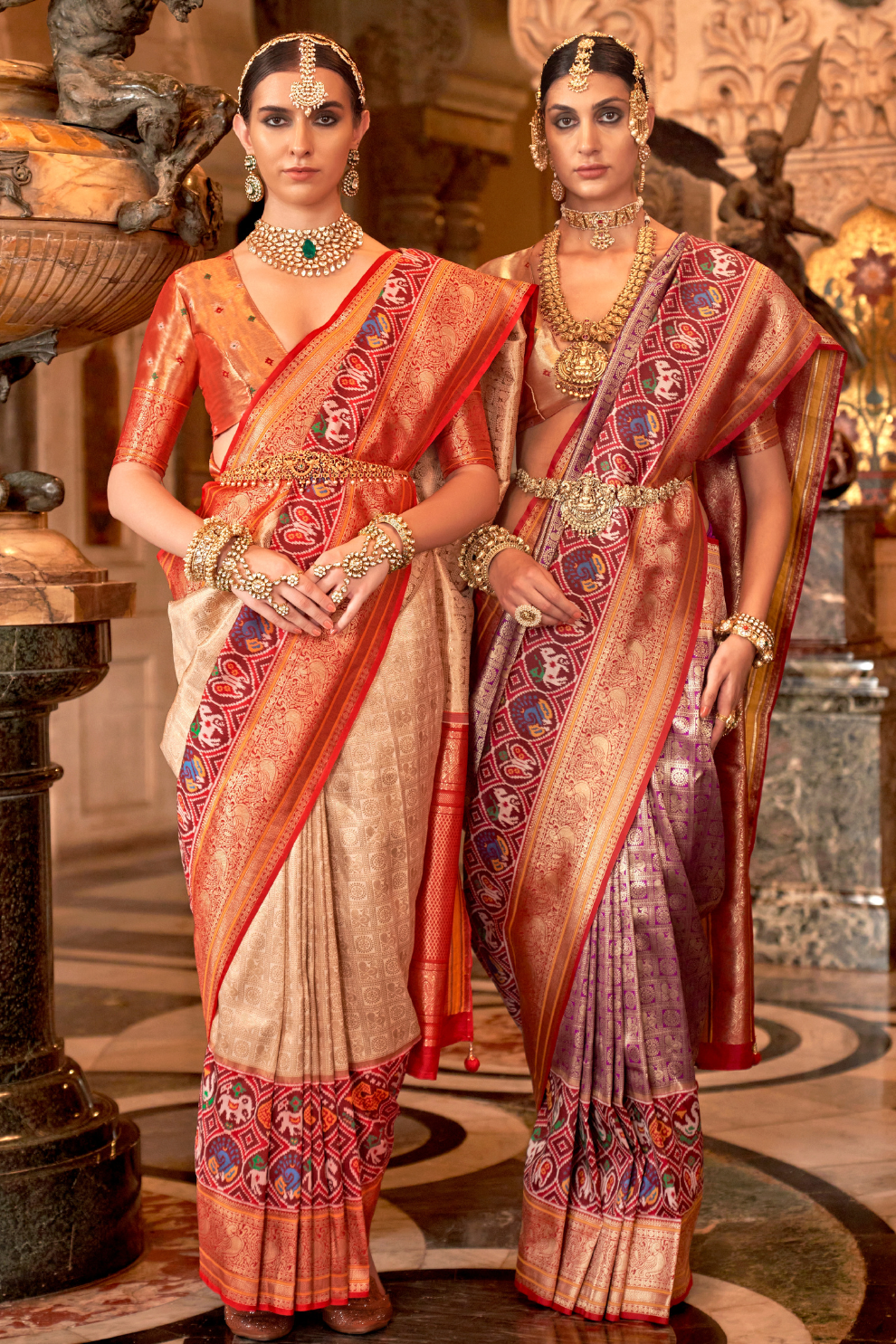 Banarasi Silk Saree with Royal Weaving and Rich Finish