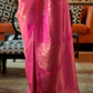 Elegant Art Silk Saree with Copper Zari Handloom Weaving