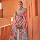 Graceful Patola Print Saree Set in Soft Cotton Silk Fabric
