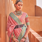Graceful Patola Print Saree Set in Soft Cotton Silk Fabric