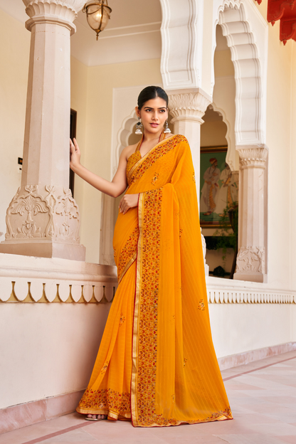 Suhana Silkweave Saree with Elegant Texture - LaVante Fashion