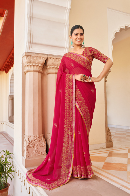 Suhana Silkweave Saree with Elegant Texture - LaVante Fashion