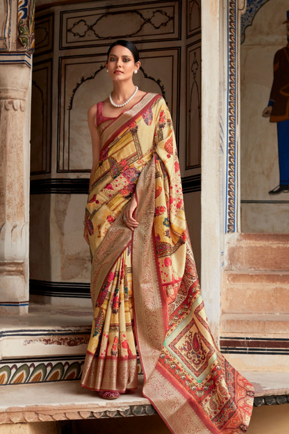 Dola Viscose Saree with Topclass Print - LaVante Fashion