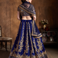 Elegant Dori, Badla & Sequins Embroidered Lehenga Set