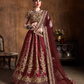 Elegant Dori, Badla & Sequins Embroidered Lehenga Set