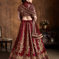Elegant Dori, Badla & Sequins Embroidered Lehenga Set