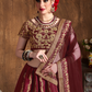 Elegant Dori, Badla & Sequins Embroidered Lehenga Set