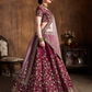 Elegant Dori, Badla & Sequins Embroidered Lehenga Set