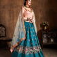 Elegant Dori, Badla & Sequins Embroidered Lehenga Set