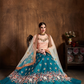 Elegant Dori, Badla & Sequins Embroidered Lehenga Set