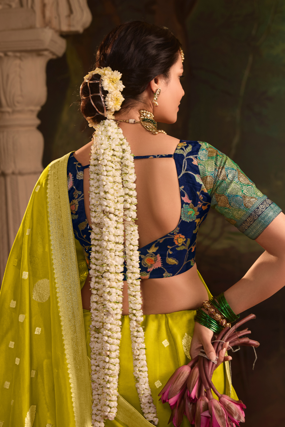 Dola Silk Designer Saree with Heavy Zari Weaving Elegance