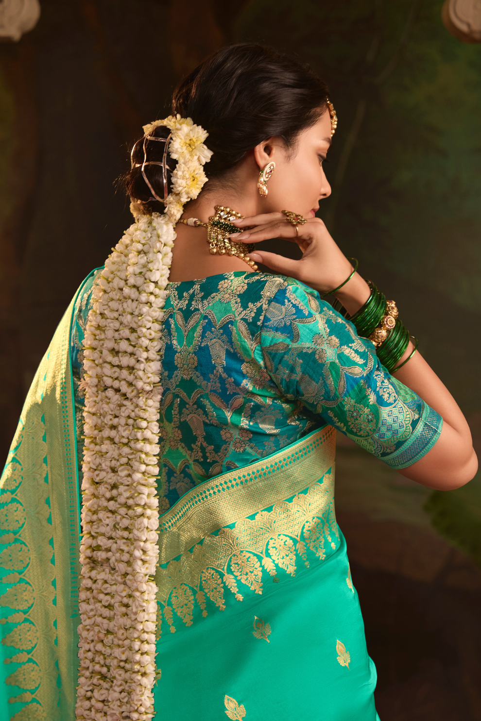 Dola Silk Designer Saree with Heavy Zari Weaving Elegance