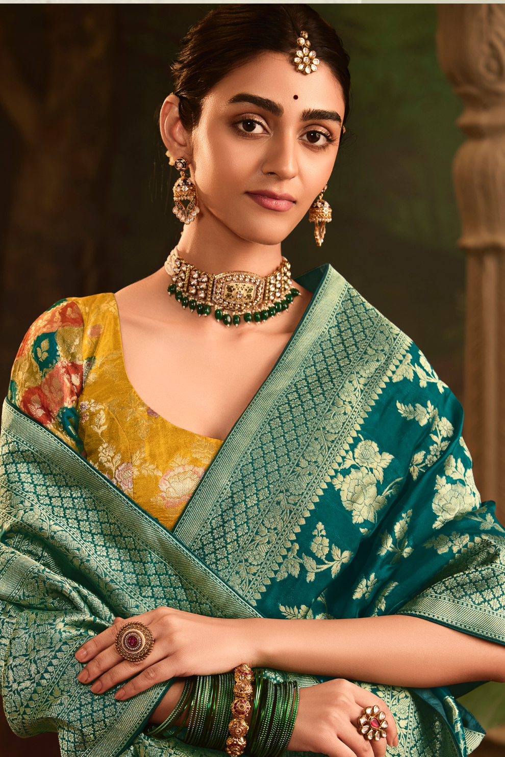 Dola Silk Designer Saree with Heavy Zari Weaving Elegance