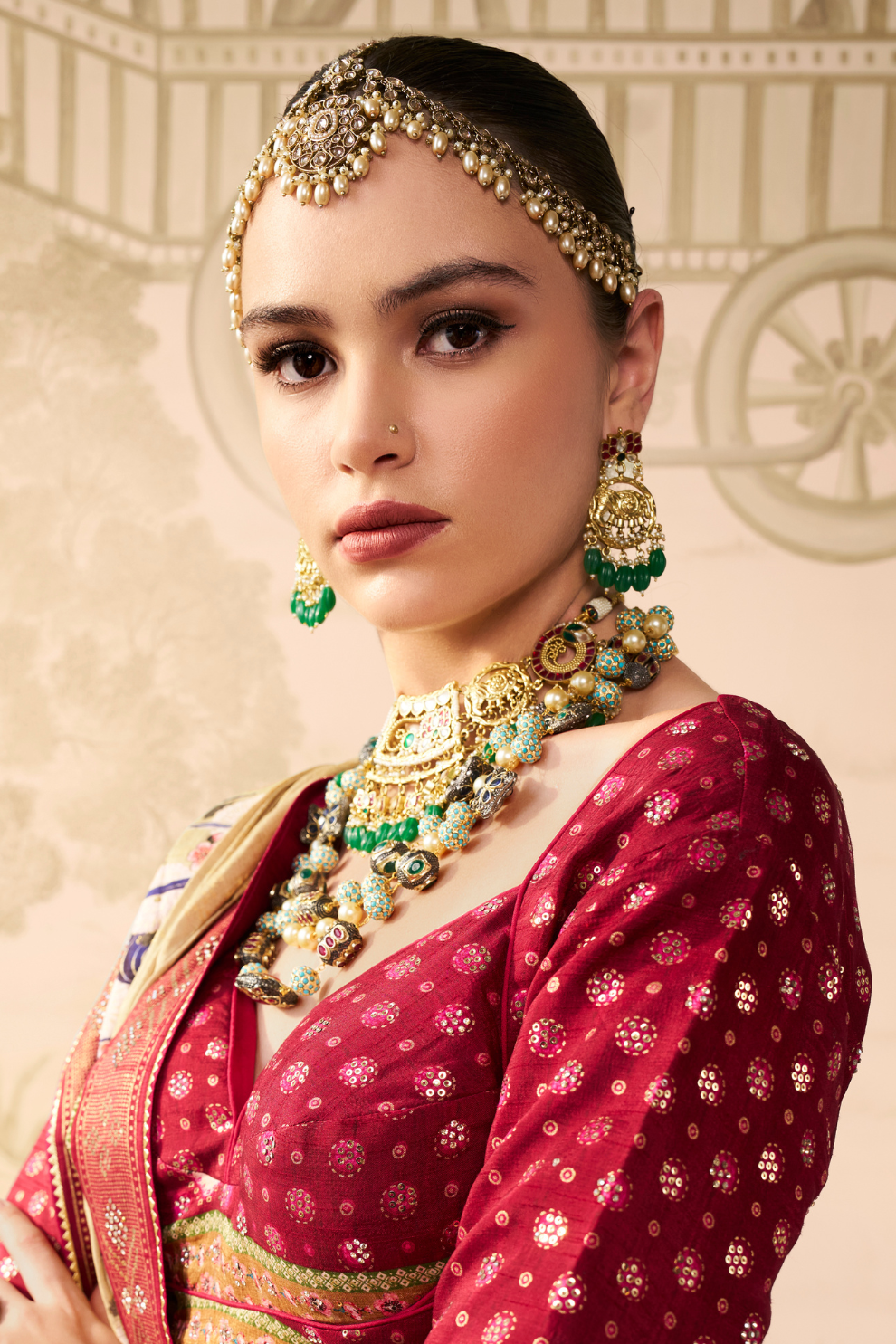 Reverie Banarasi Silk Lehenga with Exquisite Embroidery - LaVante Fashion