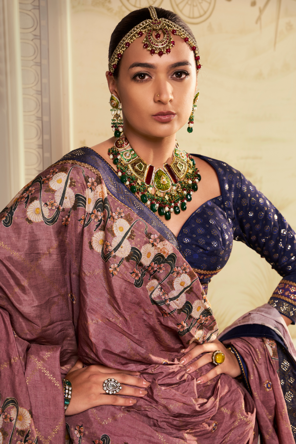 Reverie Banarasi Silk Lehenga with Exquisite Embroidery - LaVante Fashion