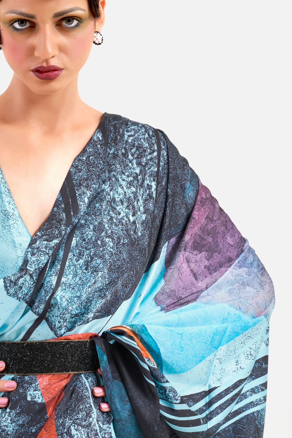 Casual Wear Satin Silk Saree with Smooth Finish