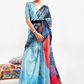 Casual Wear Satin Silk Saree with Smooth Finish
