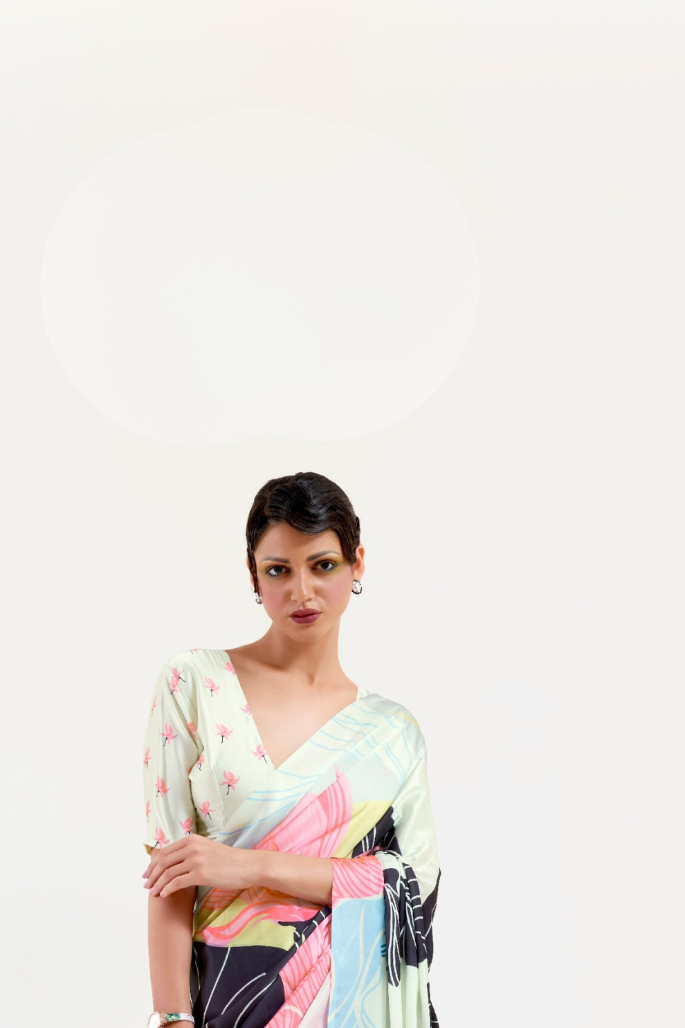 Casual Wear Satin Silk Saree with Smooth Finish