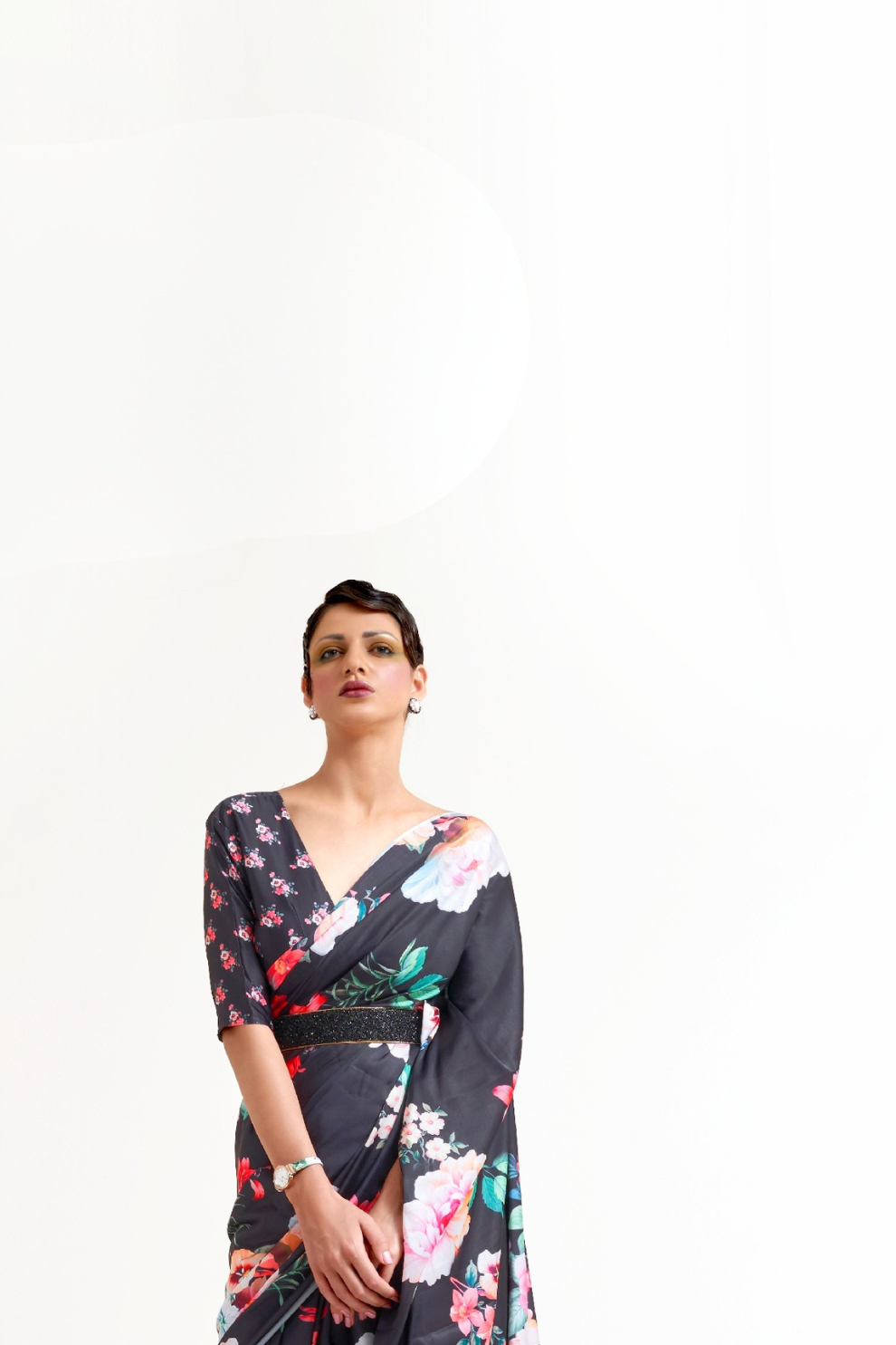 Casual Wear Satin Silk Saree with Smooth Finish