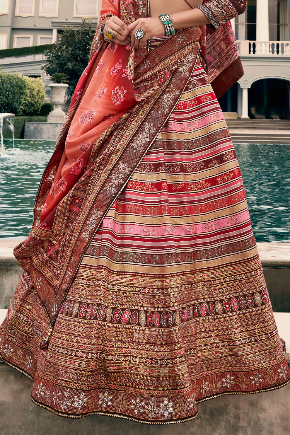 Timeless Elegance Heavy Silk Lehenga for the Bride