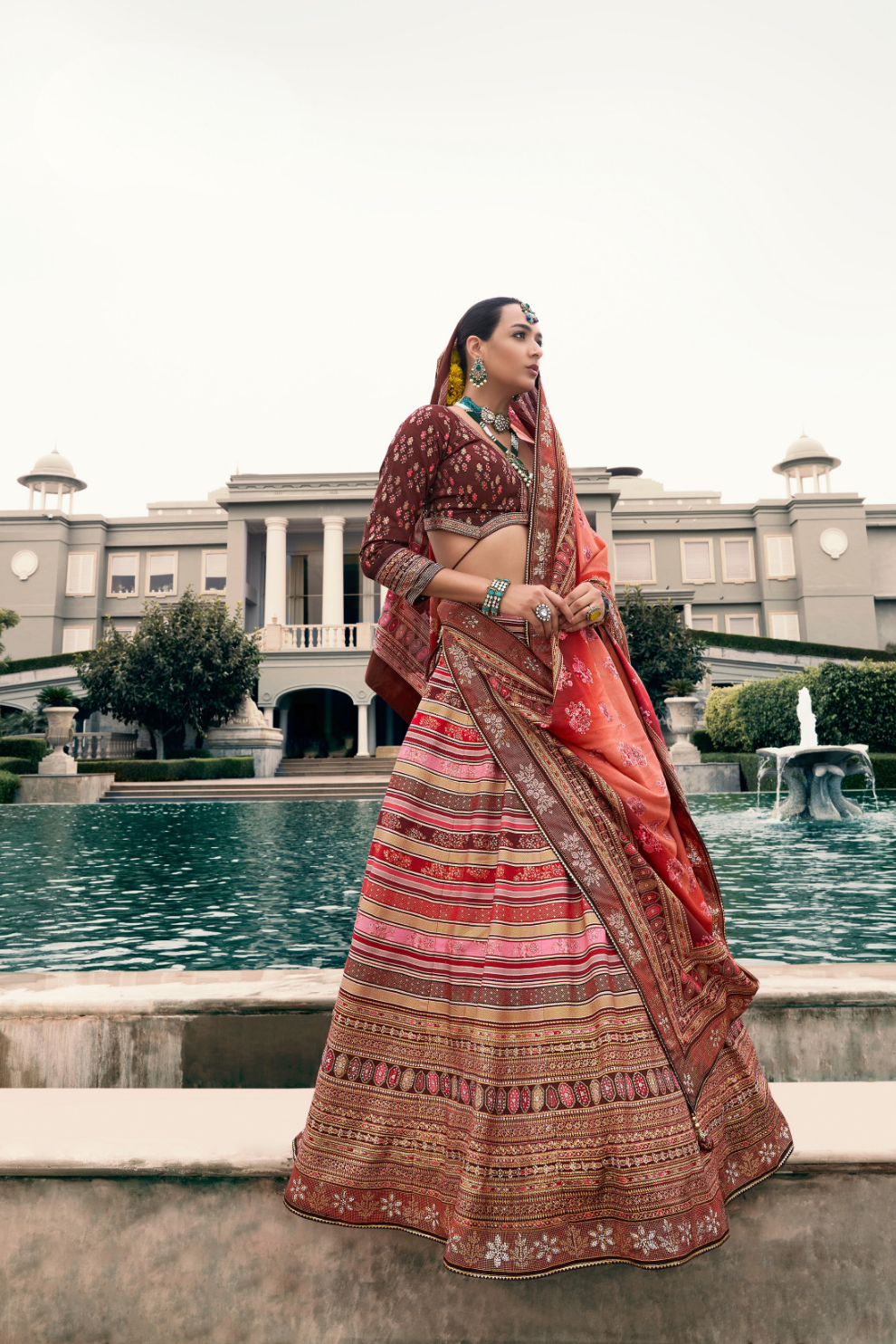 Timeless Elegance Heavy Silk Lehenga for the Bride
