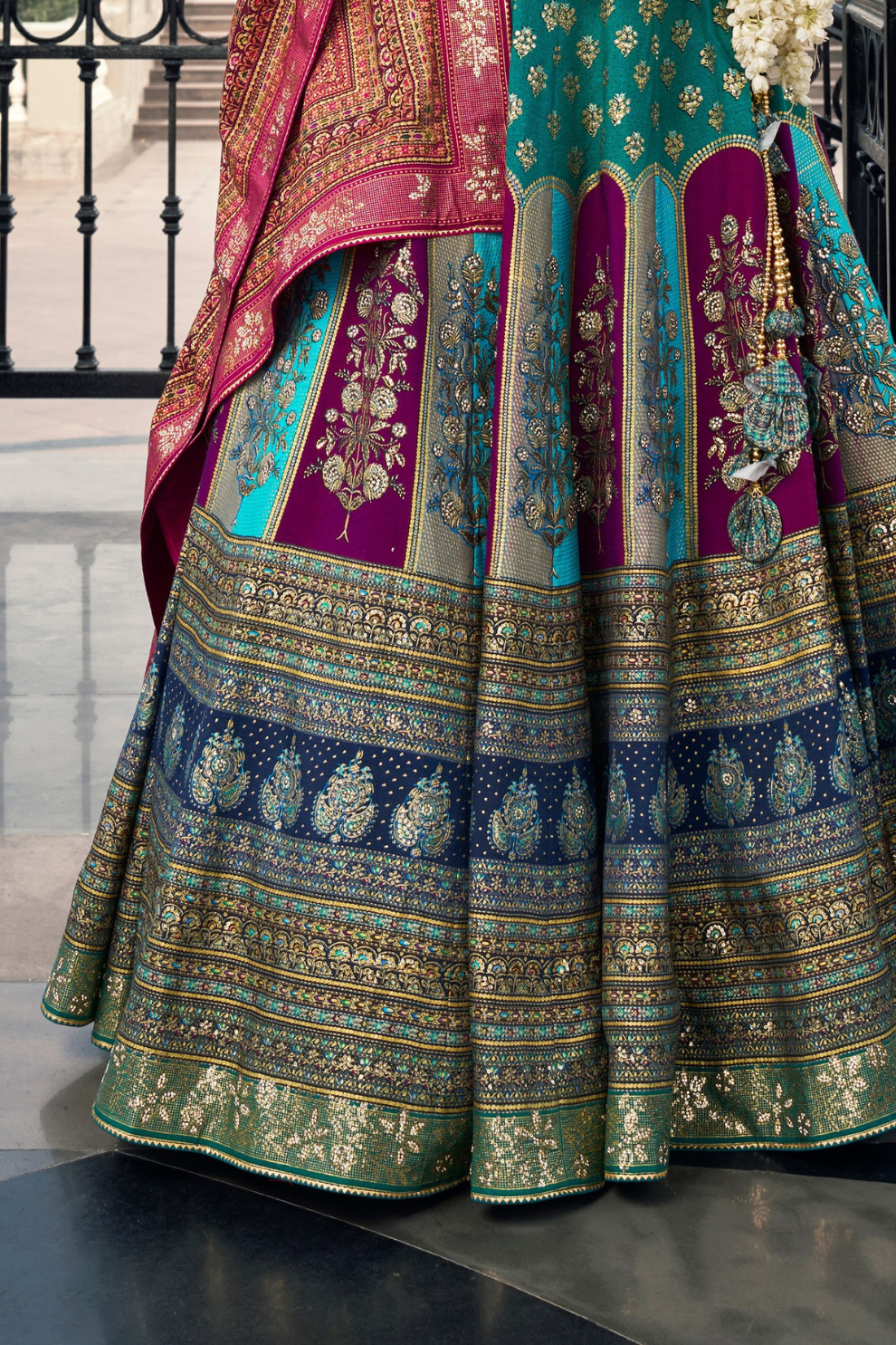Timeless Elegance Heavy Silk Lehenga for the Bride