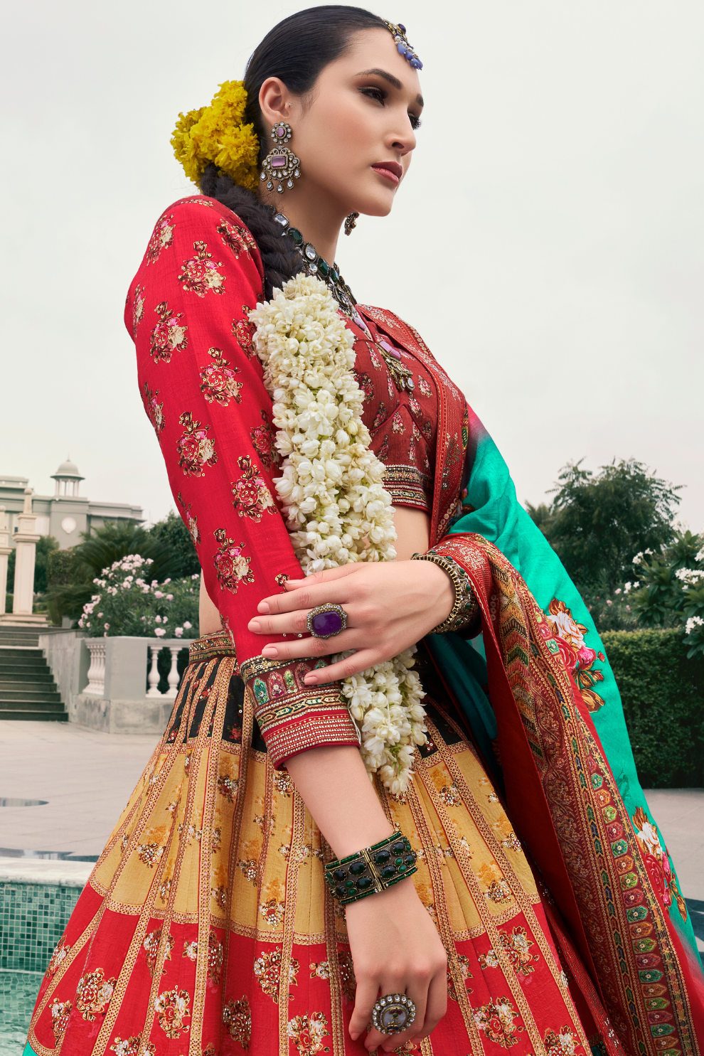 Timeless Elegance Heavy Silk Lehenga for the Bride