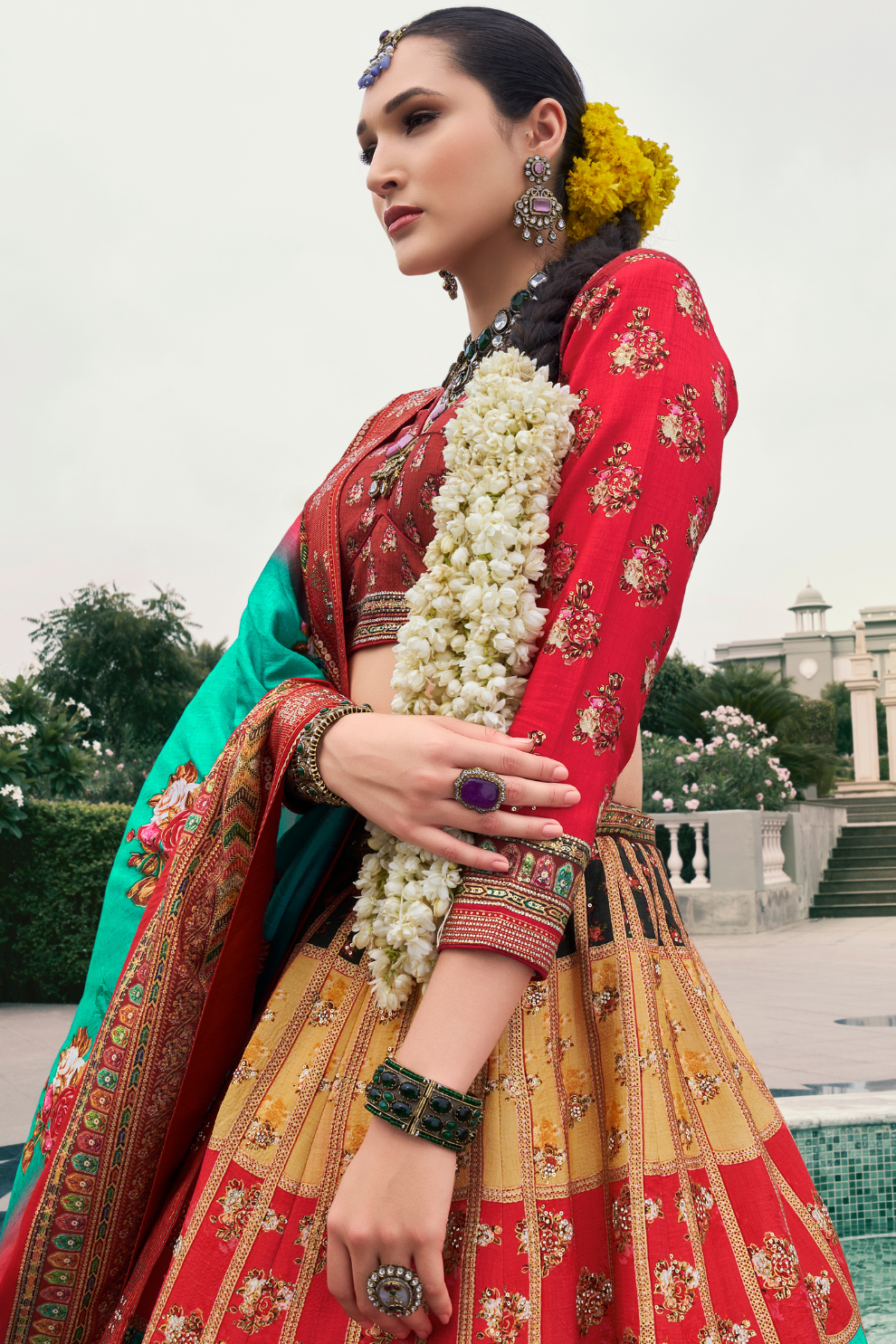 Timeless Elegance Heavy Silk Lehenga for the Bride