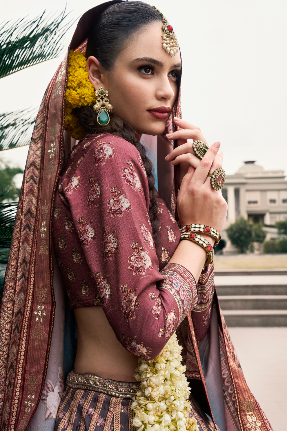 Timeless Elegance Heavy Silk Lehenga for the Bride
