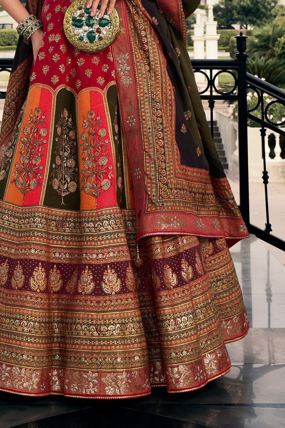 Timeless Elegance Heavy Silk Lehenga for the Bride