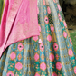 Grand Silk Bridal Lehenga with Detailed Hand Embroidery