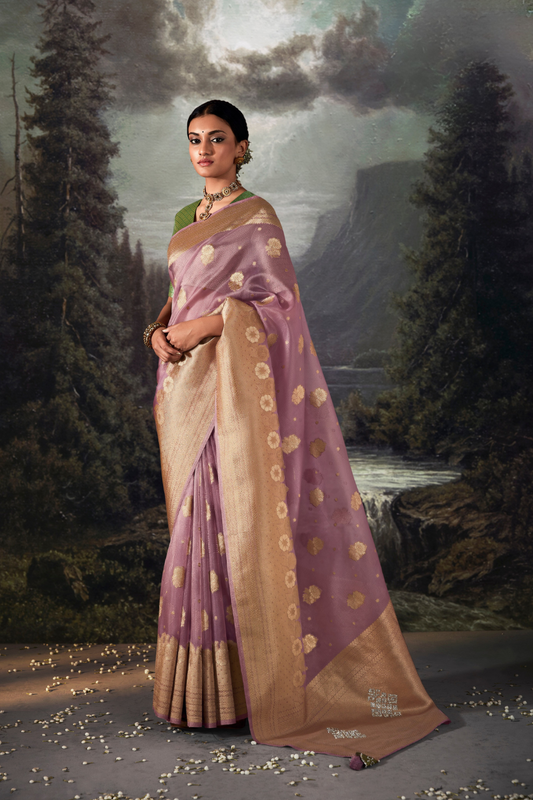Majestic Woven Banarasi Silk Saree in Lustrous Pure Silk