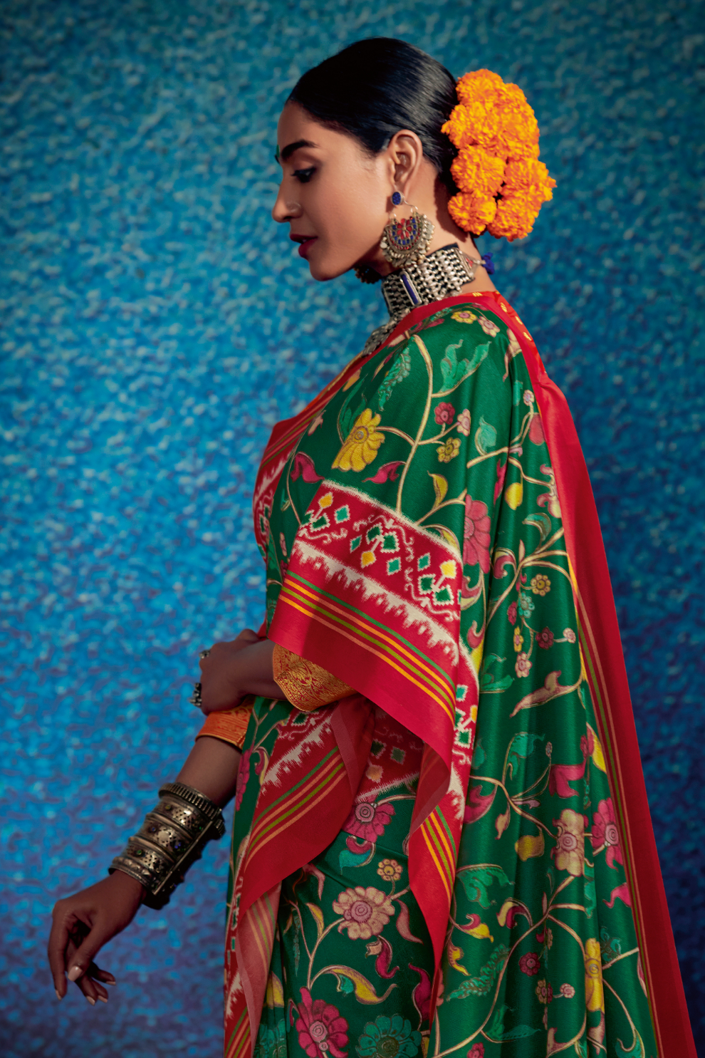 Kalam x Patola Dola Silk Saree with Traditional Charm