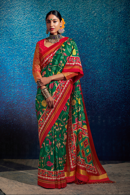 Kalam x Patola Dola Silk Saree with Traditional Charm