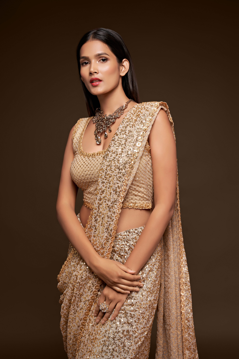 Floral Whispers – Lightweight Georgette with Modern Touch