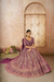Elegant Bridal Lehenga Featuring Delicate Thread Embroidery