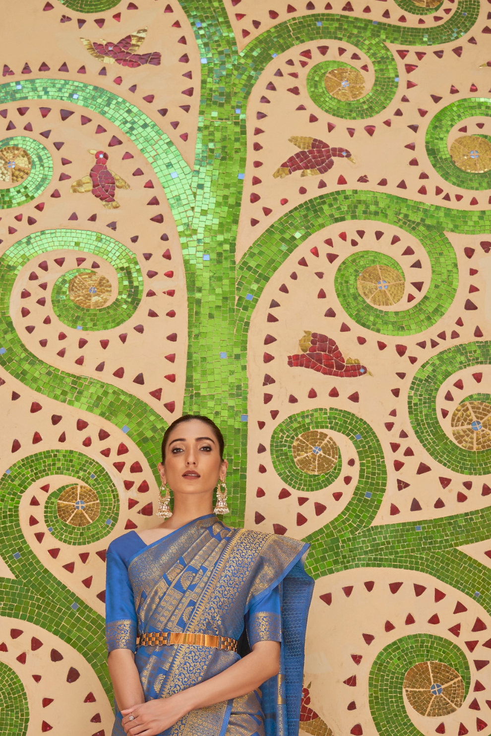 Royal Kanjivaram Silk Saree with Classic Zari Weaving Work