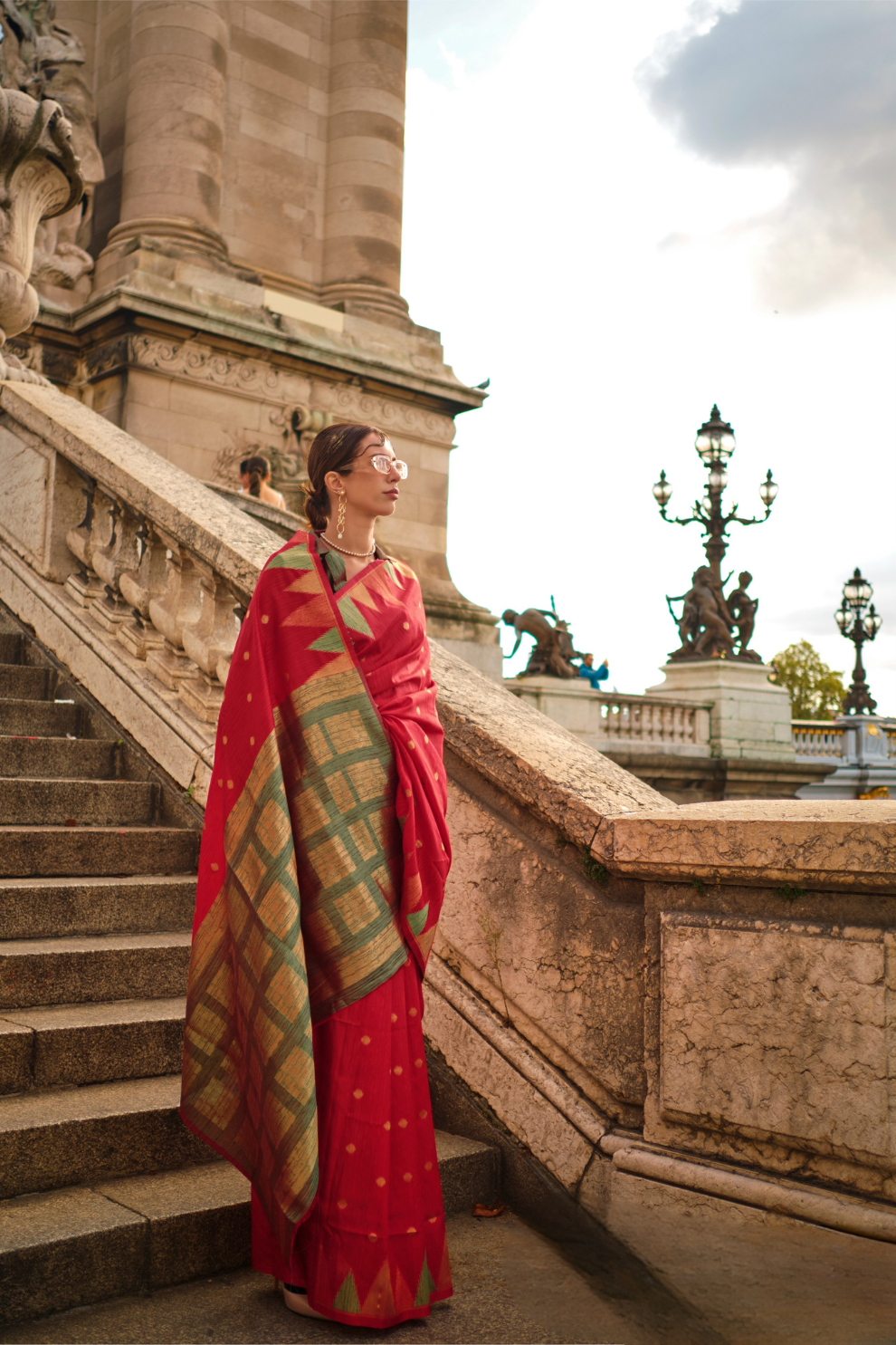 Banarasi Kadhi Silk Saree with Rich Traditional Weaving