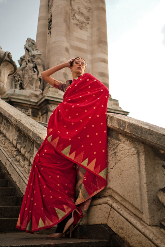 Banarasi Kadhi Silk Saree with Rich Traditional Weaving