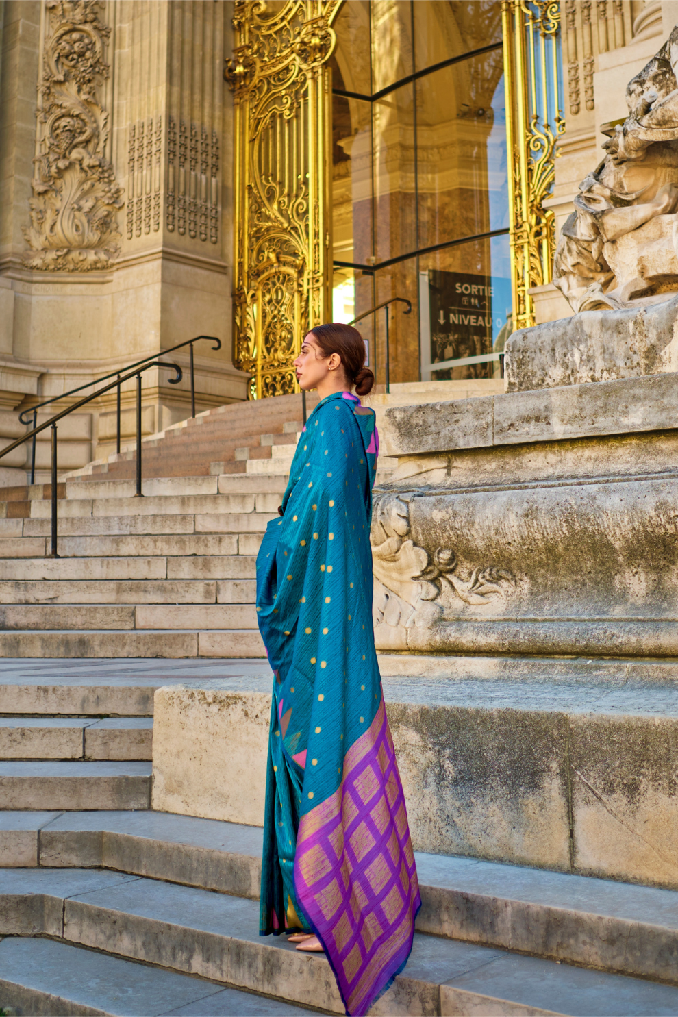 Banarasi Kadhi Silk Saree with Rich Traditional Weaving