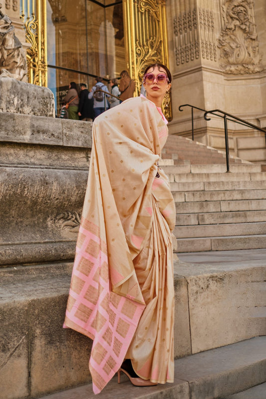 Banarasi Kadhi Silk Saree with Rich Traditional Weaving